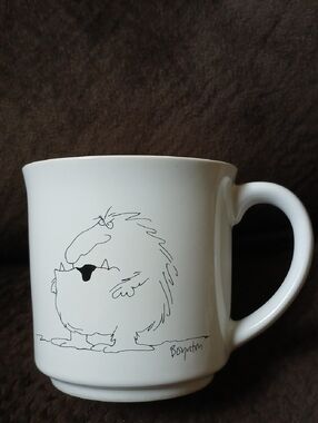 Vintage Sandra Boynton No More Mr. Nice Guy Monster Ceramic Coffee Tea Cup Mug